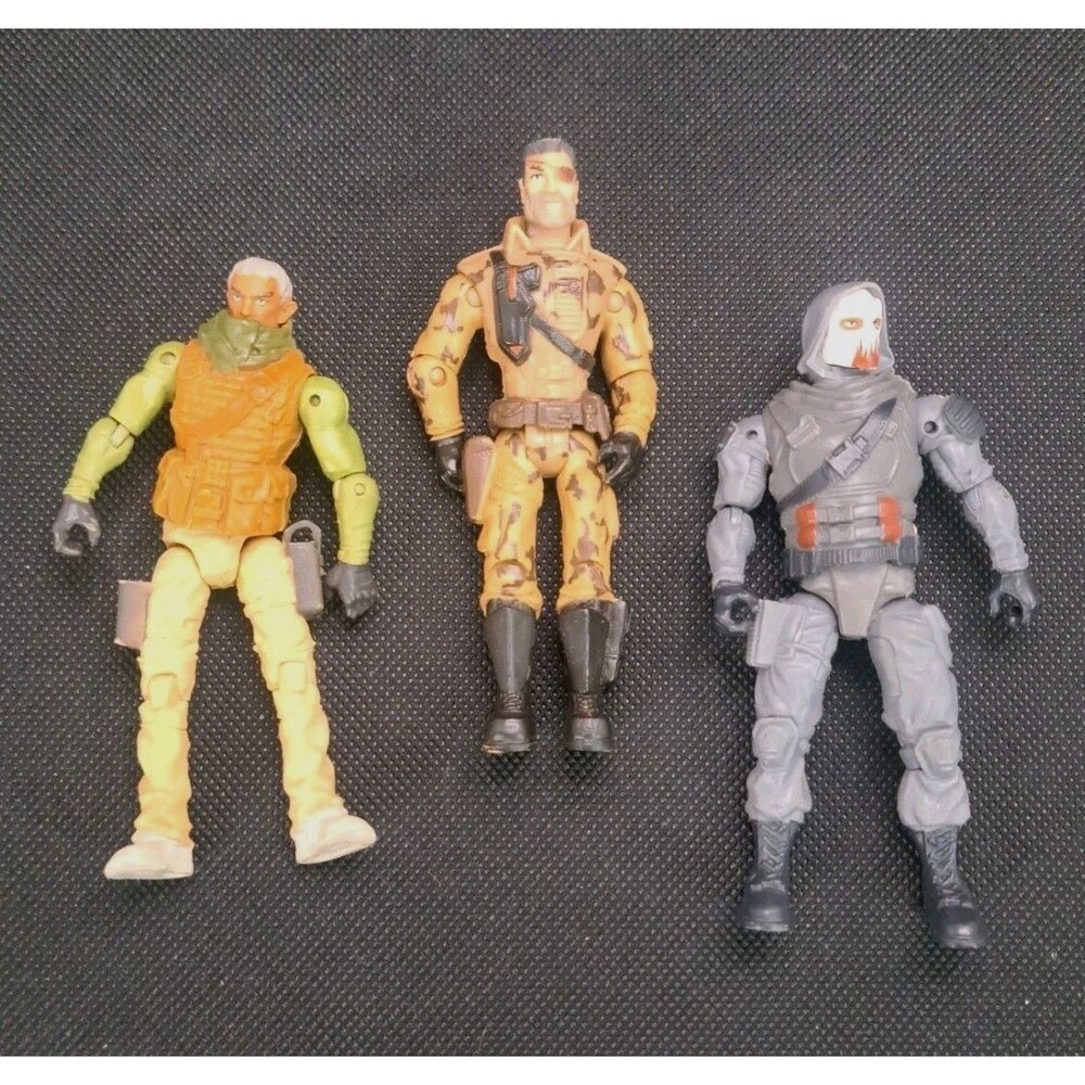 Lanard The Corps Action Figure Lot 4-Way Assault Giant Ethan Spade Crowne Smoke
